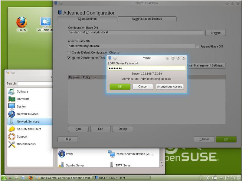 Аутентификация файловых серверов SUSE Linux в домене Windows на базе AD