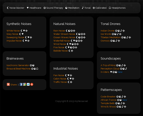 Частотный генератор фонового шума на HTML5