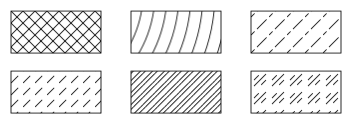 Под каким углом осуществляется штриховка металлов графическое изображение металлов в разрезах