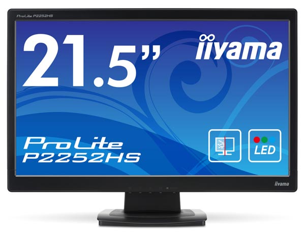 В мониторе iiyama ProLite P2252HS используется панель типа TN