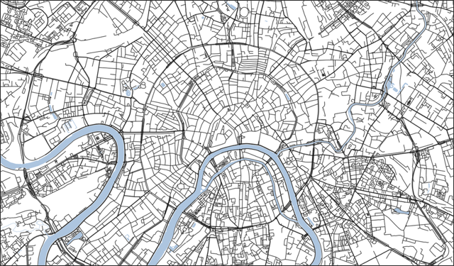 Карта москвы dwg