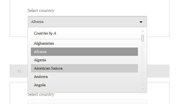 jQuery CoreUISelect — плагин для стилизации селекта