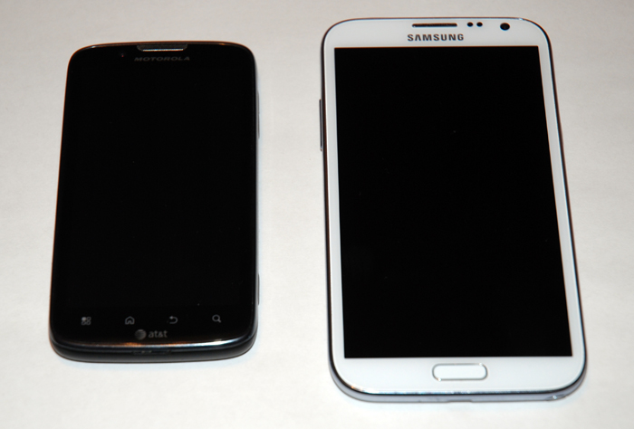 Как я переходил с Motorola Atrix 2 на Samsung Galaxy Note 2