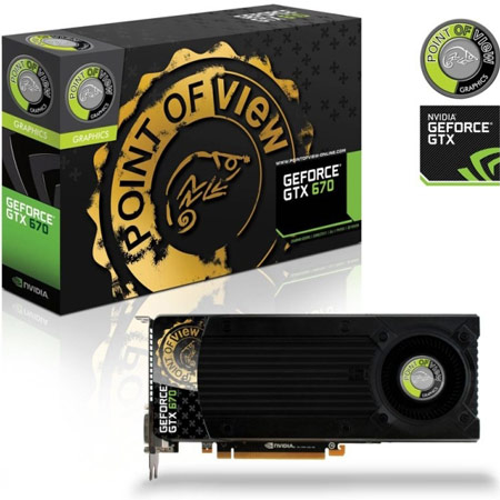 Компоненты 3D-карты Point of View GeForce GTX 670 будут работать на рекомендованных частотах