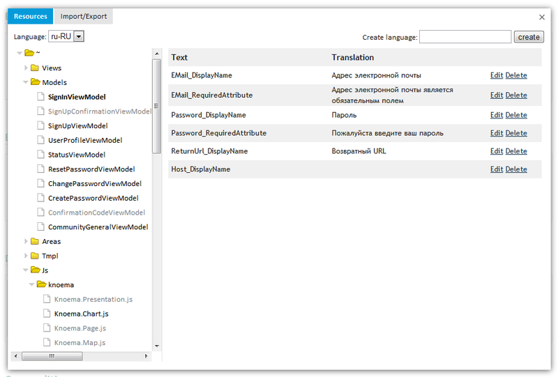 Локализация ASP.NET MVC приложений