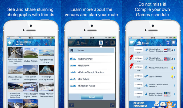Мобильные приложения «Сочи 2014»: как показать мегабайты результатов пользователям