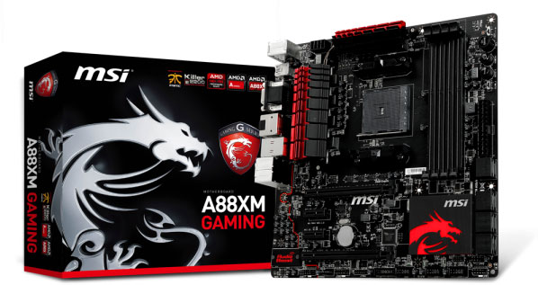 Начались продажи системных плат MSI A88X-G45 Gaming и A88XM Gaming с процессорными разъемами AMD FM2+