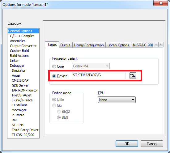 Начинаем изучать Cortex M на примере STM32