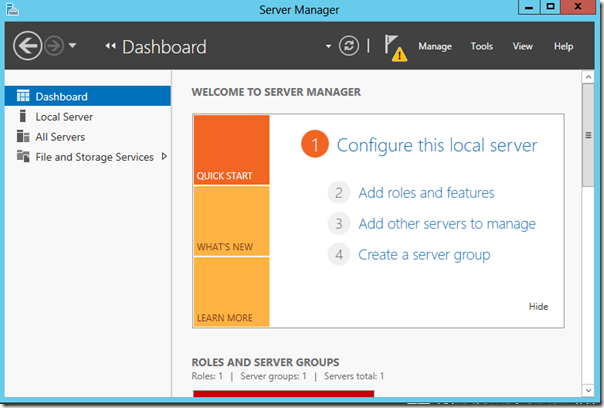 Новое в Windows Server 2012 – Часть 1: Управление сервером