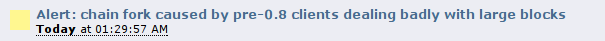 О сегодняшней ошибке в системе Bitcoin