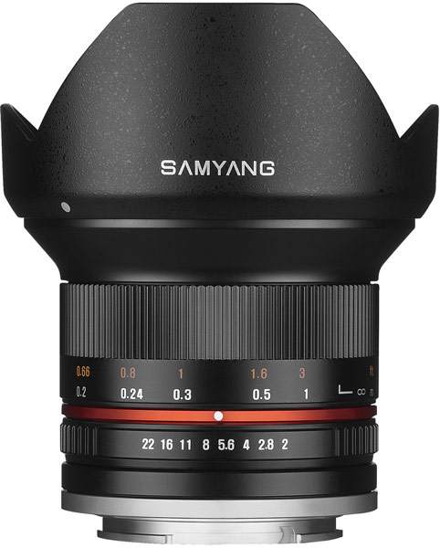 Объектив Samyang 12 mm 1:2.0 NCS CS относится к объективам с ректилинеарной проекцией 