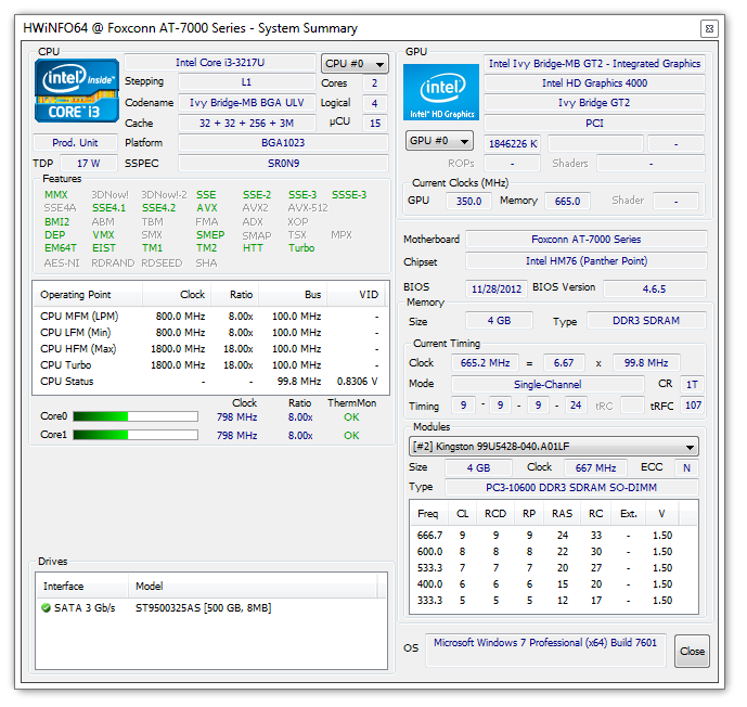 Обзор неттопа Foxconn nanoPC AT 7300 на процессоре Intel Core i3 3217U