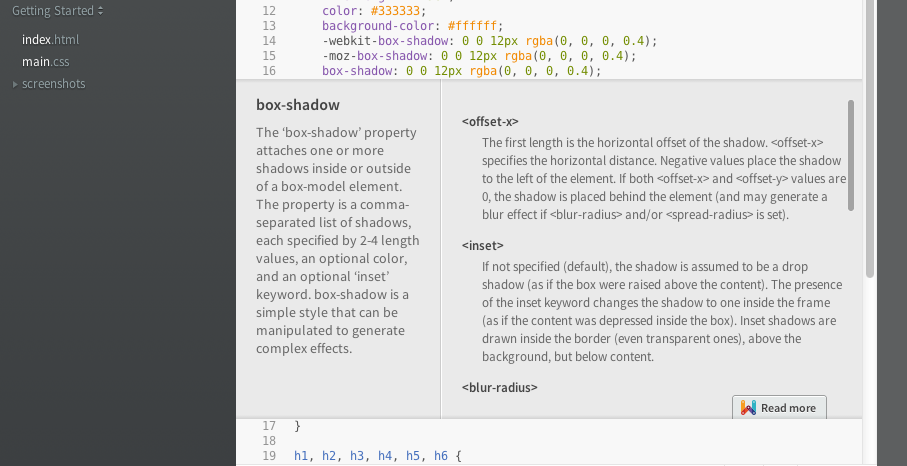 Обзор открытой IDE Adobe Brackets