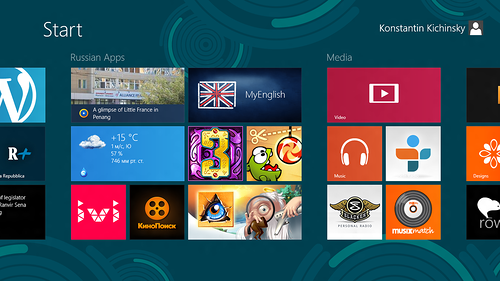 Первые российские приложения для Windows 8 в Windows Store