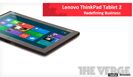 Lenovo ThinkPad Tablet 2