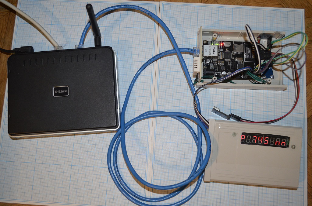 Погодная станция на Ethernet (HTTP+Modbus) с питанием по POE