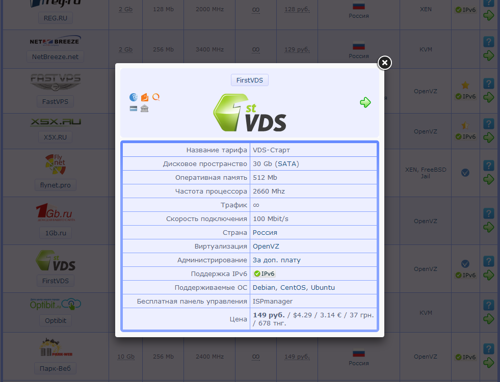 Поиск VPS — обновленная версия