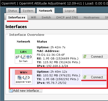 Вернуть стандартную прошивку роутера вместо openwrt