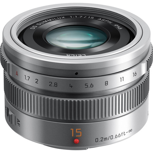 Цена объектива Panasonic Leica DG Summilux 15mm F1.7 ASPH — $599