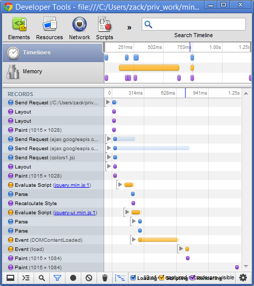 Профилирование JavaScript с Chrome Developer Tools