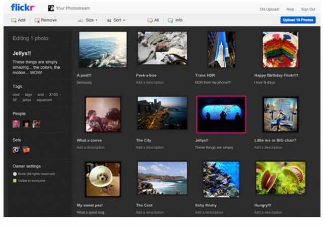 Сервис Flickr подвергся значительным изменениям