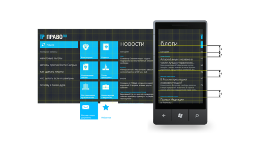 Сетка в дизайне интерфейсов для Windows Phone: строгий учитель или добрый помощник? (Часть 2)