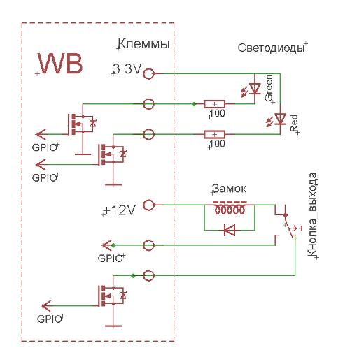 Wiren board схема щита