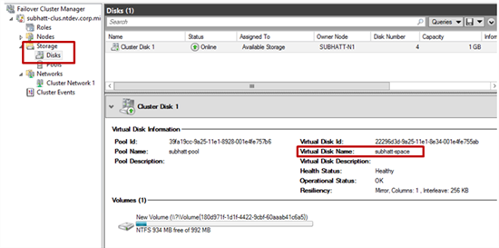 Создание Clustered Storage Spaces в Windows Server 2012