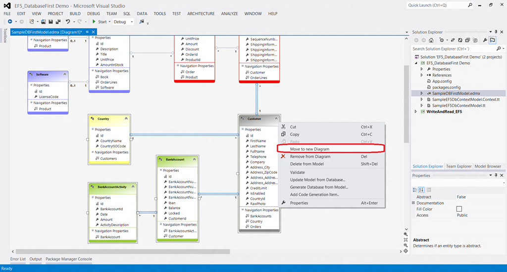 Как построить диаграмму классов в visual studio 2019