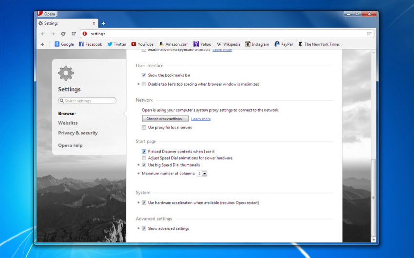 Опера v4.0. Opera 20. Требования ПК для опера. Opera settings.