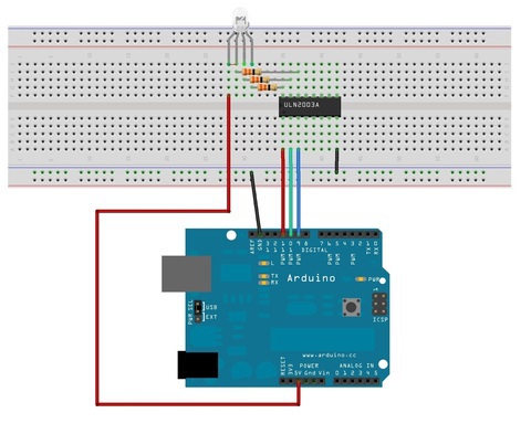 Светомузыка Processing + Arduino + RGB