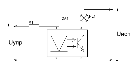 Оптопара 817 схема включения в блоке