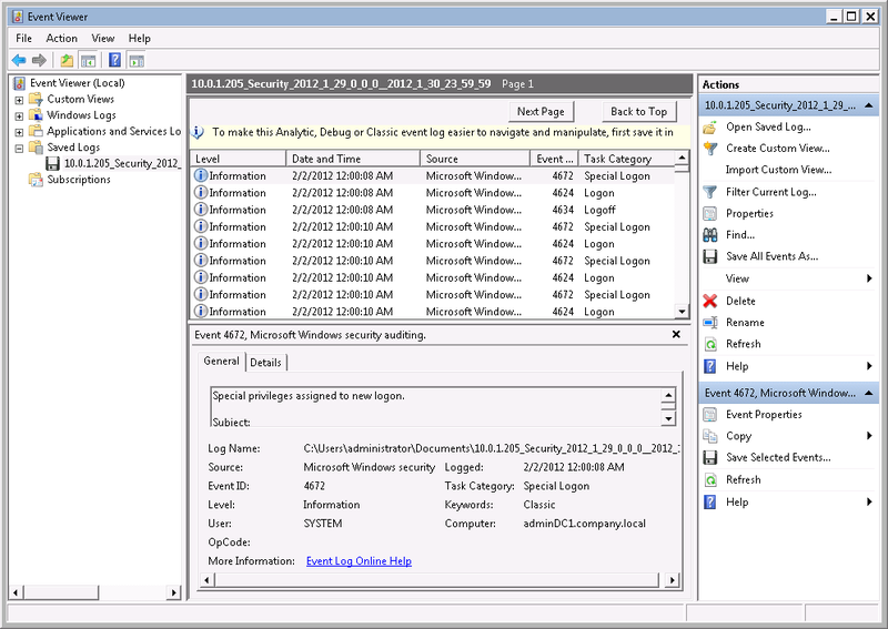 Журнал событий windows. Анализ журнала событий Windows. Анализ журналов событий. Netwrix event log Manager.