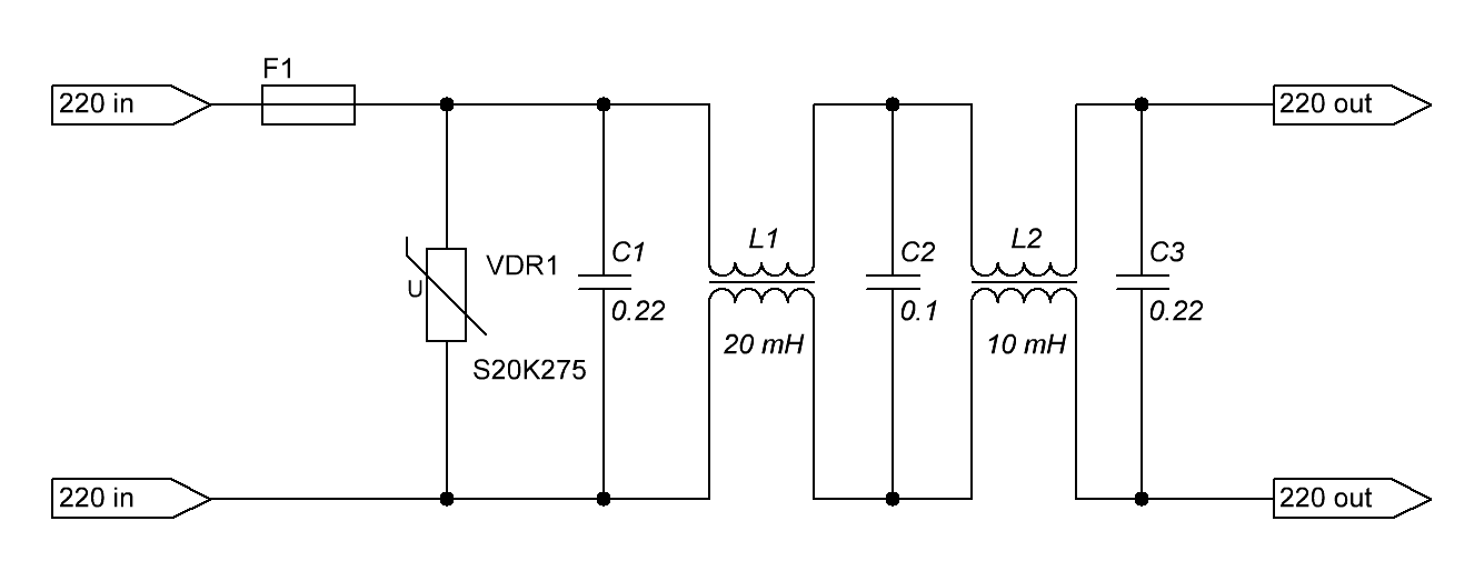 Варистор схема включения для защиты
