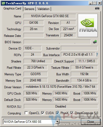 GTX 660 SE