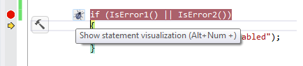 Визуализация «if» в отладчике Visual Studio от BugAid