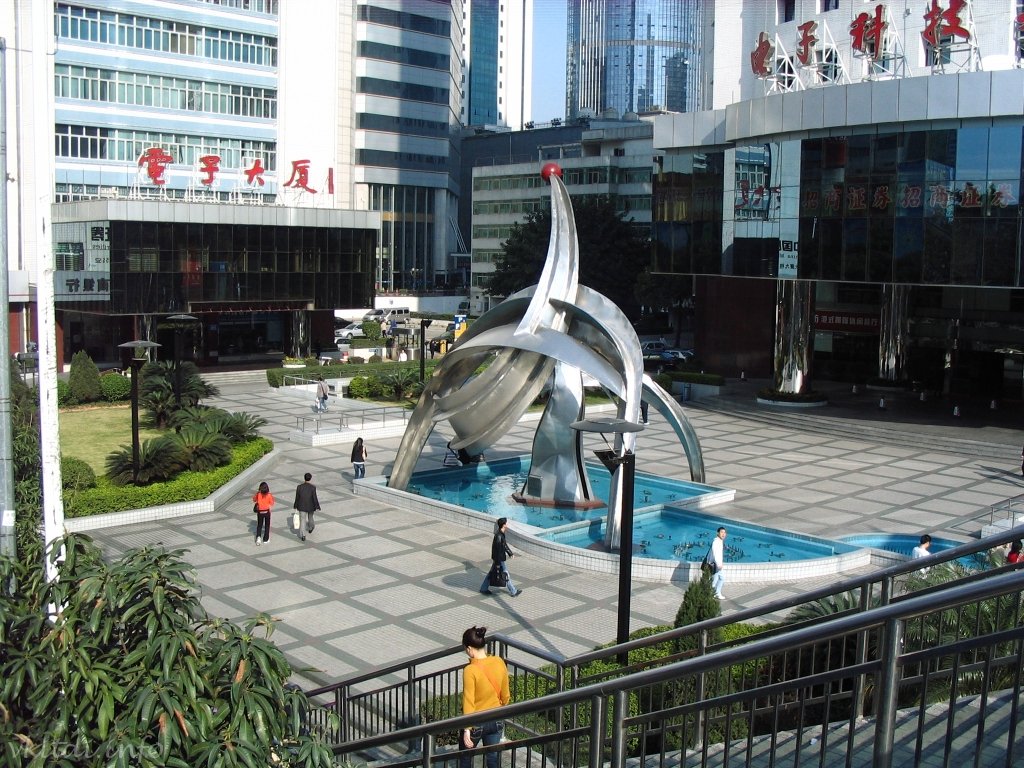 Китай действия. Shenzhen Sculpture China.