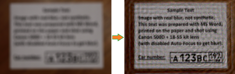 Восстановление расфокусированных и смазанных изображений. Повышаем качество