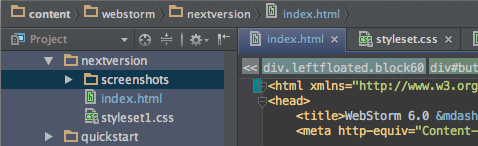 WebStorm Darcula Theme