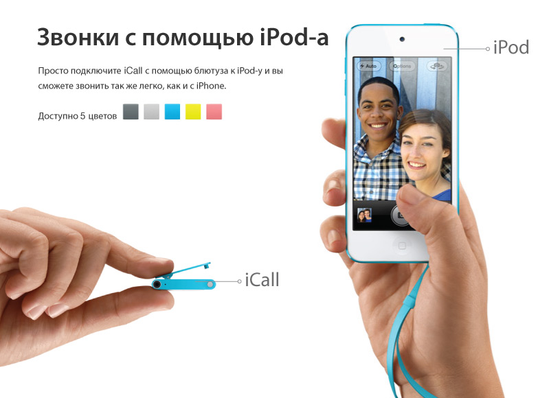 Звонки с помощью iPod, или превращаем мп3 плеер в телефон